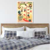 ムッレ・ノラダの行フランスの為 キャンバスプリント (インサイチュ (寝室))