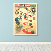 ムッレ・ノラダの行フランスの為 キャンバスプリント (インサイチュ (ウッドフロア))