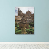 ムデハル回廊のビュー キャンバスプリント (インサイチュ (ウッドフロア))