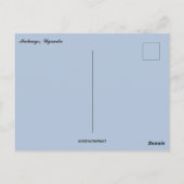 ムトゥンゴ・ウガンダのスラム ポストカード (裏面)