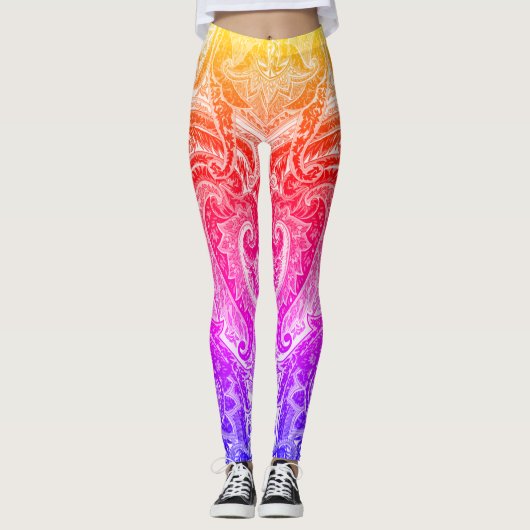 ムトリカラーファンシーデザイン レギンス (正面)