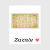 ムドラス(12世紀日本の絵巻) シール (シート)