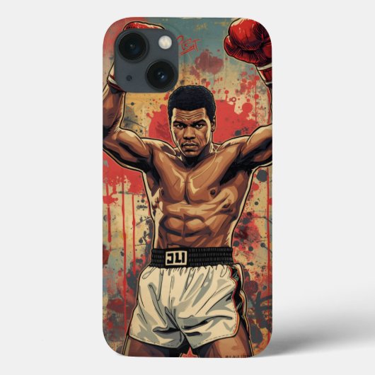 ムハンマド・アリ: ボクシング伝説の勝利ポスターアートケース Case-Mate iPhoneケース (裏面)