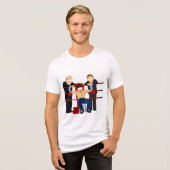 "ムハンマド 'I'm hard' ブルース・リー" トライブレンドＴシャツ (正面全面)
