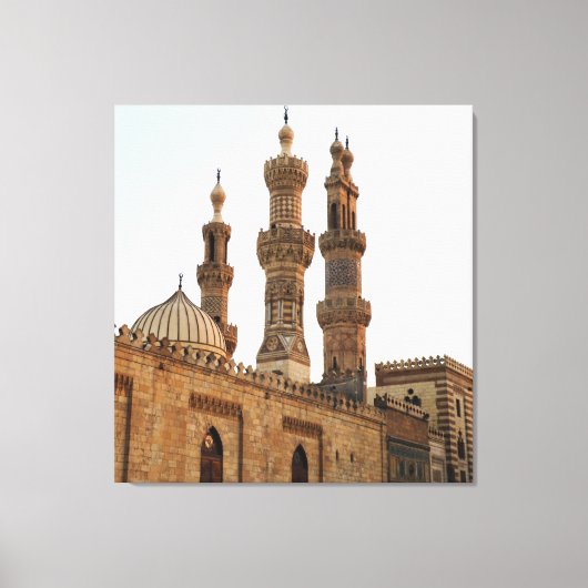 ムハンマ素晴らしド・アリ・パシャのモスク キャンバスプリント (正面)