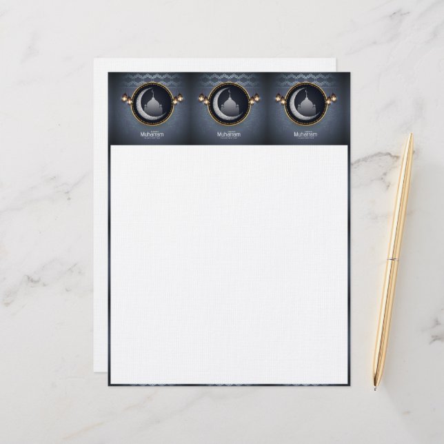 ムハーラムのレターヘッド レターヘッド (正面/裏面インサイチュ)