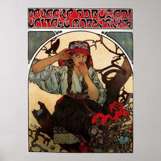 ムハ - モラヴィア教員合唱団 1911 ポスター (正面)