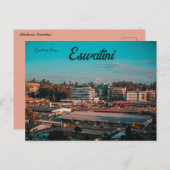 ムバネエスワティーニの表示 ポストカード (正面/裏面)