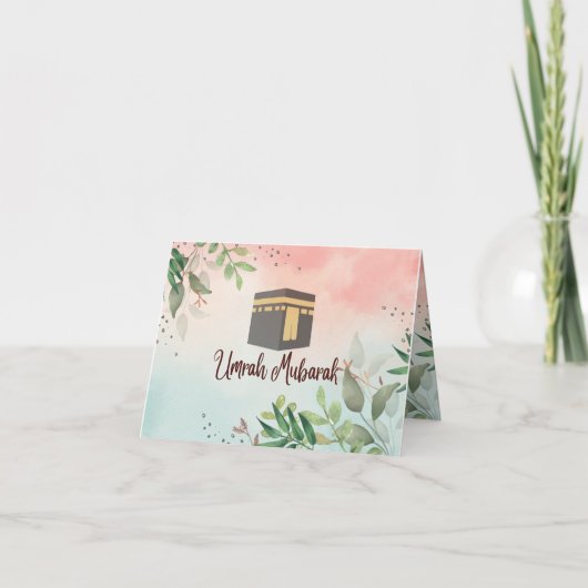 ムバラク サンキューカード (正面)