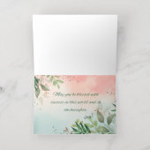 ムバラク 箔グリーティングカード (内側レイダウン)