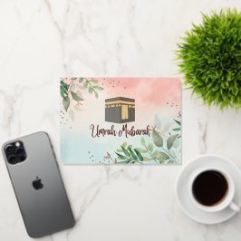 ムバラク 箔グリーティングカード