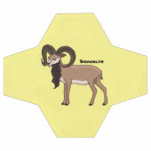 ムフロンヤギイラストレーション サッカーボール (フラット)