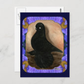 ムフ付きタンブラー鳩フレーム ポストカード (正面/裏面)