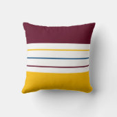 ムベリカラフルアンバーストライプ クッション (裏面)