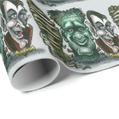 ムミィフランケンシュタインドラキュラ ラッピングペーパー (ロールコーナー)