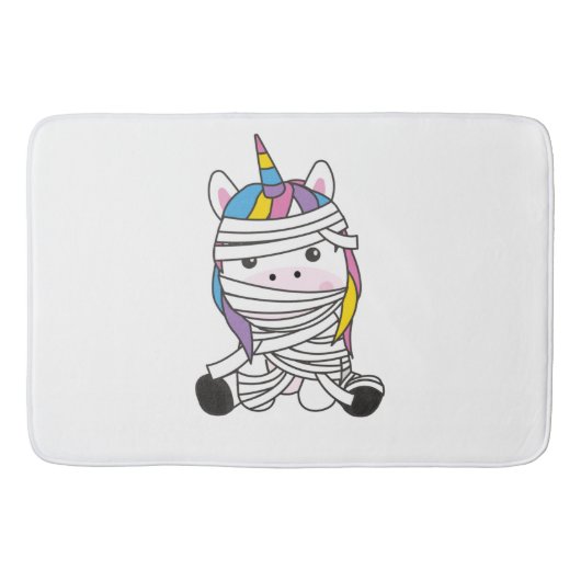 ムミコーンUnicornムミハロウィーンの衣装 バスマット (正面)