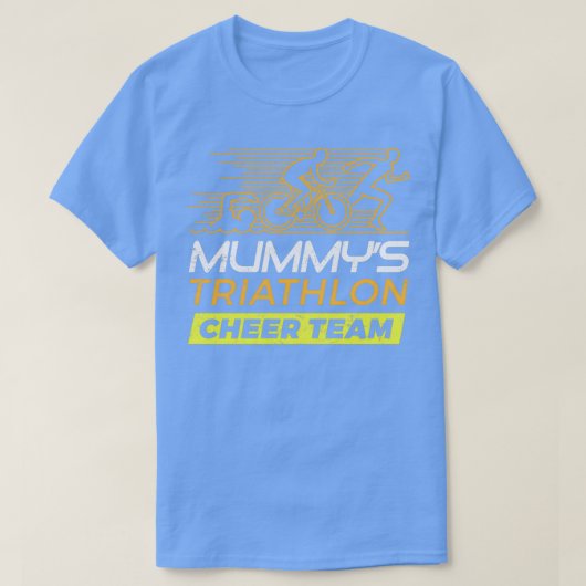 ムミズ応援チームトライアスロン Tシャツ (デザイン正面)