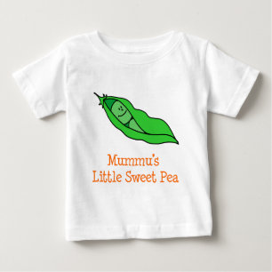 『ムムズ・リトル・スイート・ピー』 ベビーTシャツ