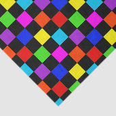 ムライト色ネオン市松模様に 薄葉紙 (詳細)