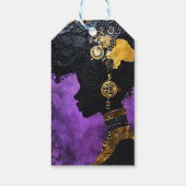 ムラサキの女性 ギフトタグ (裏面)