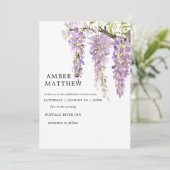 ムラサキの水彩藤結婚の花 (スタンド正面)