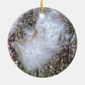 ムラサキの種と絹 セラミックオーナメント (裏面)
