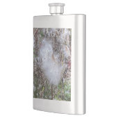 ムラサキの種と絹 フラスク (左)