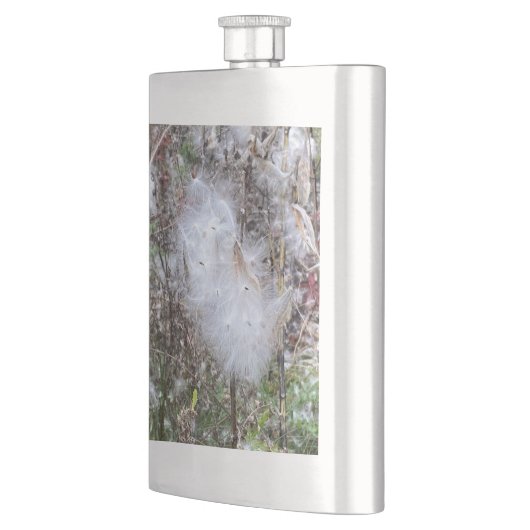 ムラサキの種と絹 フラスク (左)