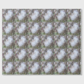 ムラサキの種と絹 ラッピングペーパー (フラット)