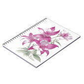 ムラサキの花 ノートブック (左側)