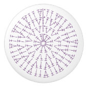 ムラサキの針金 セラミックノブ (正面)