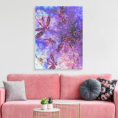 ムラサキアオイ キャンバスプリント (インサイチュ (リビング))