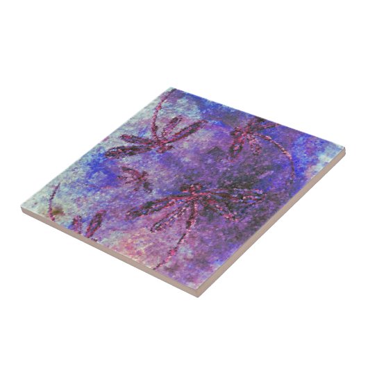 ムラサキアオイ タイル (側面)