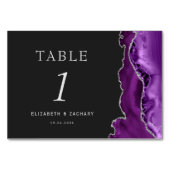 ムラサキアゲテシルバーダーク結婚ズ テーブルナンバー (正面)