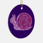 ムラサキアシカタツムリ セラミックオーナメント (右)