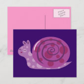 ムラサキアシカタツムリ ポストカード (正面/裏面)