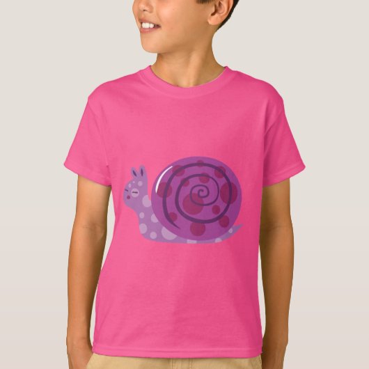 ムラサキアシカタツムリ Tシャツ (正面)