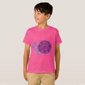 ムラサキアシカタツムリ Tシャツ (正面フル)