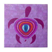 ムラサキガメ瓦 タイル (正面)