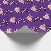 ムラサキキツネザル ラッピングペーパー (角)