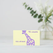 ムラサキキリン コーリングカード (スタンド正面)