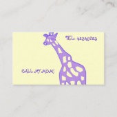 ムラサキキリン コーリングカード (正面)