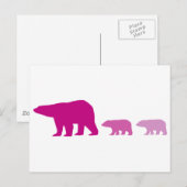 ムラサキシロクマ ポストカード (正面/裏面)