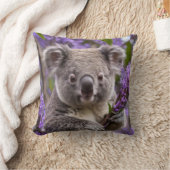 ムラサキジャカランダコアラベア クッション (ブランケット)