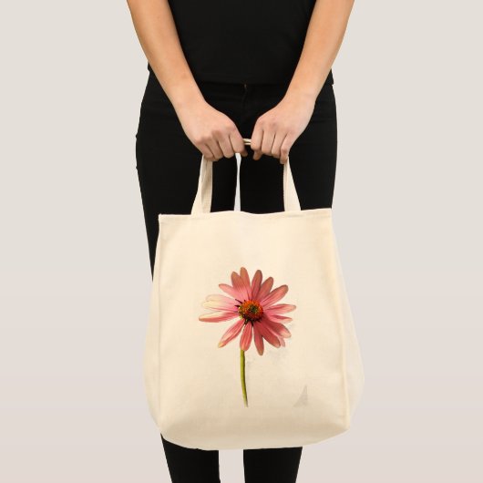 ムラサキツネ花 トートバッグ (正面(商品))