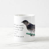 ムラサキツバメの女性 コーヒーマグカップ (中央)