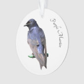 ムラサキツバメ オーナメント (正面)