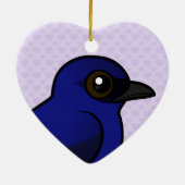 ムラサキツバメ セラミックオーナメント (裏面)