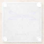 ムラサキトンボ ガラスコースター (裏面)