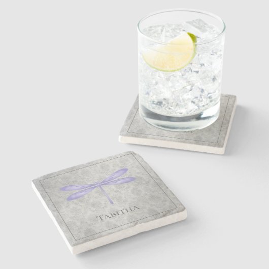 ムラサキトンボ ストーンコースター (横)